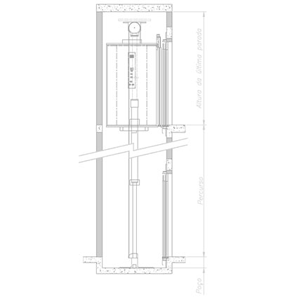 Planta Elevador Acessibilidade Saúde